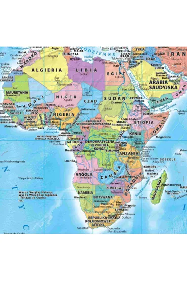 Puzzle 1000 - Mapa polityczna �wiata ArtGlob