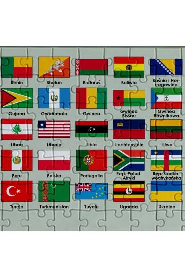 Puzzle 1000 - Mapa polityczna �wiata ArtGlob