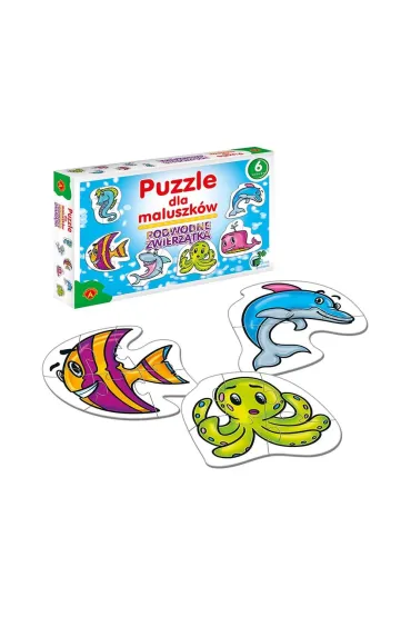 Puzzle dla maluszk�w 6 el. Podwodne zwierz�ta Alexander