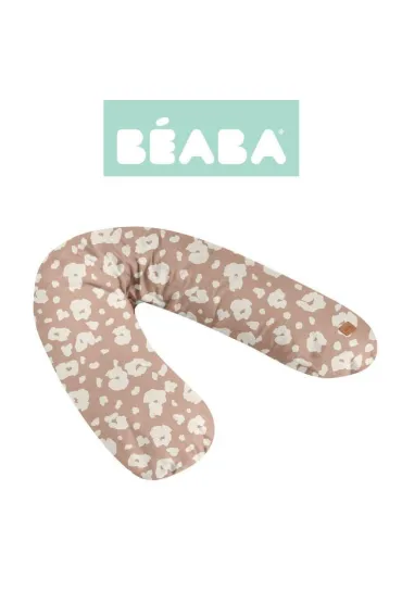 Beaba Ergonomiczna poduszka rogal dla kobiet w ciy i karmicych Big Flopsy ™ Print Jersey Savannah Bloom