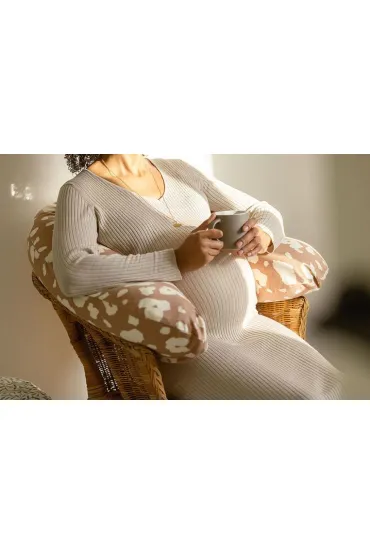 Beaba Ergonomiczna poduszka rogal dla kobiet w ciy i karmicych Big Flopsy ™ Print Jersey Savannah Bloom