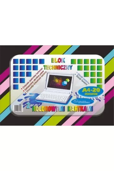 Blok techniczny Protos A3 20 kolor�w