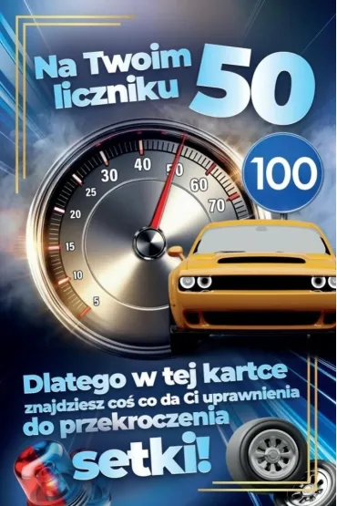 Yeku Karnet Prawo Jazdy 50 urodziny m�skie