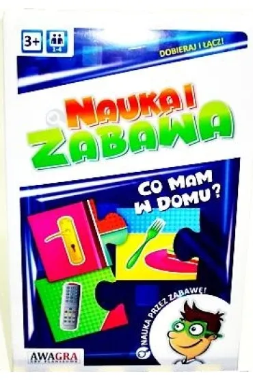 Nauka i zabawa - Co mam w domu? Fan - Uk�adanka Co Mam W Domu