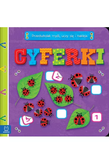 Cyferki. Przedszkolak my�li, uczy si� i nakleja - Anna Podg�rska