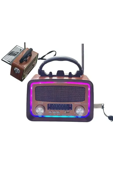 Adar G�o�nik Bluetooth z radiem, panel solarny, USB