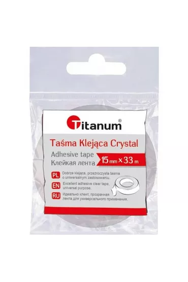 Titanum Ta�ma klej�ca Crystal 15mm x 33m