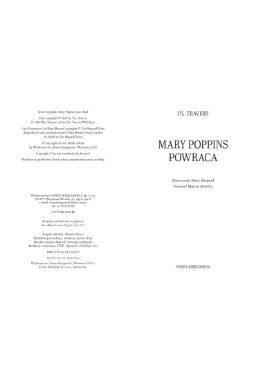 Mary Poppins powraca - Pamela Lyndon Travers