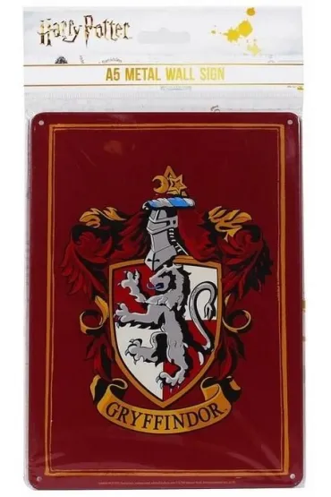 Half Moon Bay Harry Potter Tabliczka metalowa Herb Gryffindoru