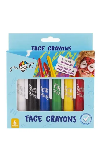 Leviatan Kredki do twarzy S`cool 6 kolor�w