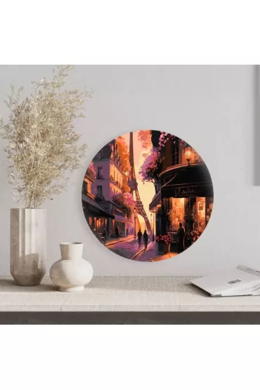 Twoje Hobby Malowanie po numerach okr�g�e - Wie�a Eiffla 40cm