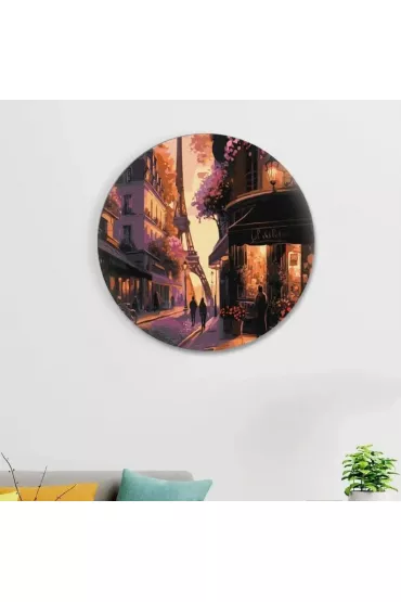 Twoje Hobby Malowanie po numerach okr�g�e - Wie�a Eiffla 40cm
