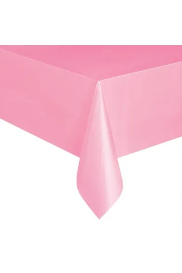 Obrus plastikowy pastelowy r�owy 137x274cm
