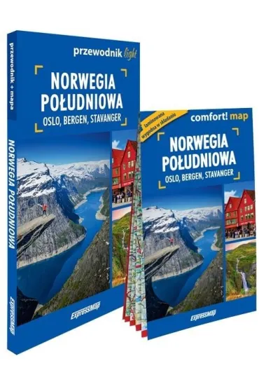 Norwegia Po�udniowa Oslo Bergen Stavanger light przewodnik + mapa - Tomasz Duda