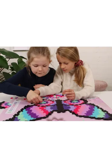 Puzzle By Numbers 800 el. Motyl Plus-Plus