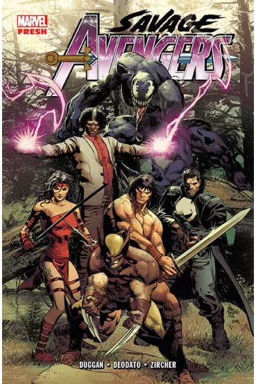 Marvel Fresh Savage Avengers. Tom 1 - Gerry Duggan, Mike  Deodato, Patch Zircher