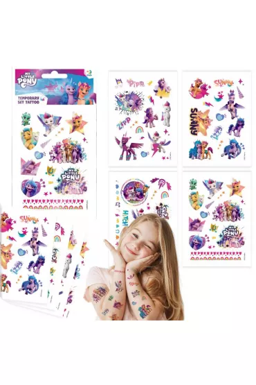 Zestaw tatua�y zmywalnych dla dzieci My Little Pony Maksik