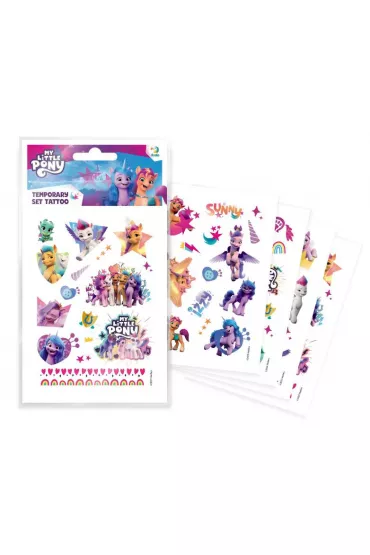 Zestaw tatua�y zmywalnych dla dzieci My Little Pony Maksik