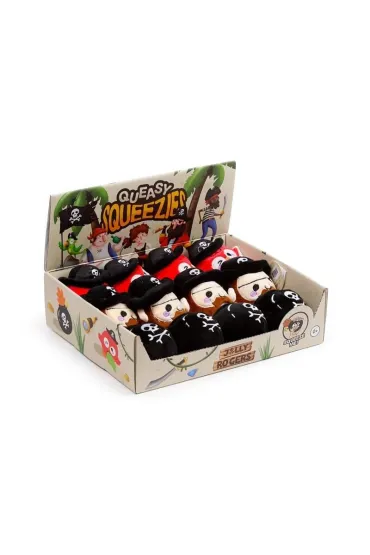 Pluszowa zabawka do �ciskania Queasy Jolly Pirate Puckator