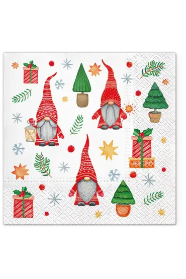 Paw Serwetki 33 x 33 cm Gnomes and Gifts 20 szt.