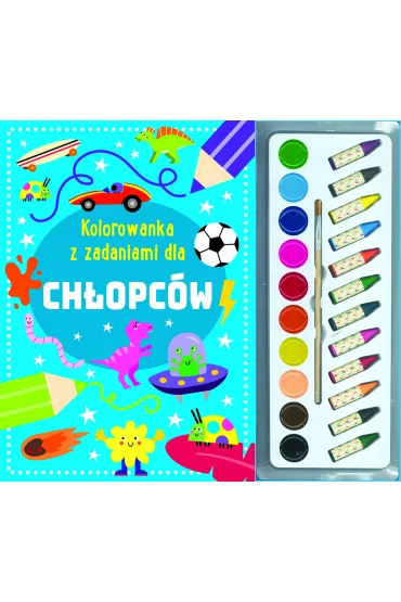 Kolorowanka z zadaniami dla ch�opc�w