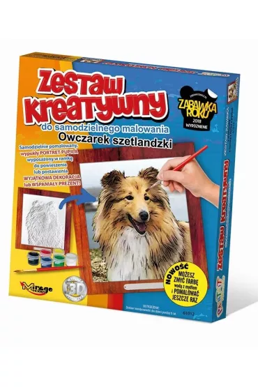 Wypuk�a malowanka Psy - Owczarek szetlandzki Mirage Hobby