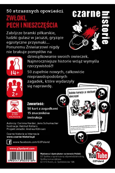 Gra Czarne historie  Zw�oki Pech i Nieszcz�cia G3 - Corinna Harder