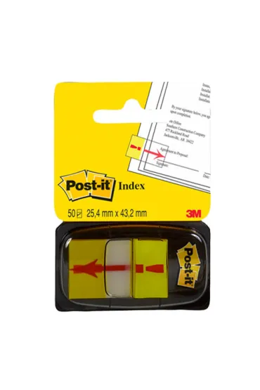 3M Zak�adki indeksuj�ce POST-IT z nadrukiem Wykrzyknik 50 kartek