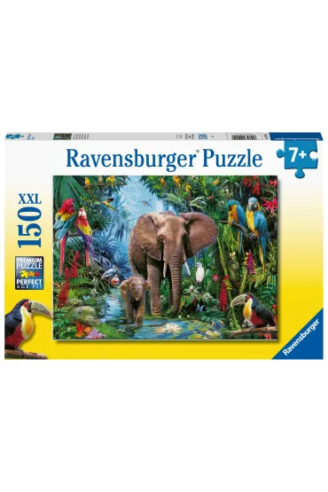 Puzzle 150 el. XXL S�onie w d�ungli Ravensburger