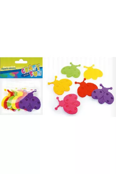 Craft with Fun Ozdoba dekoracyjna filcowa owady
