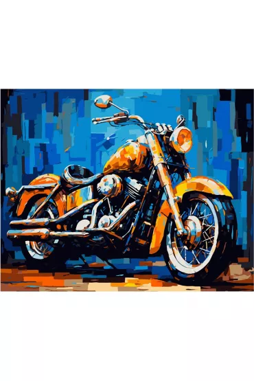 Koh-I-Noor Malowanie po numerach - Motor 40x50cm