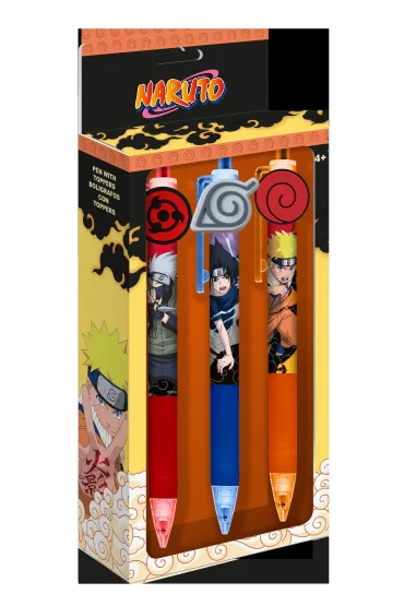 KIDS EUROSWAN D�ugopis z Toperem Naruto NA00004 3 szt.