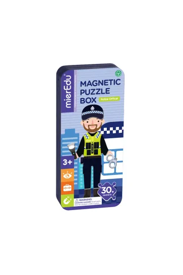 Puzzle Magnetyczne podr�ne Policjant mierEdu