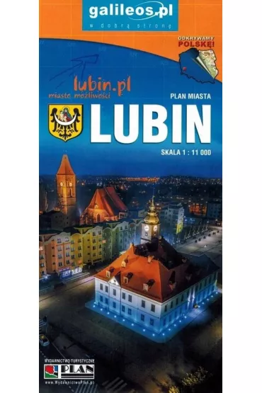 Mapa turystyczna - Lubin, Powiat Lubi�ski w.2022
