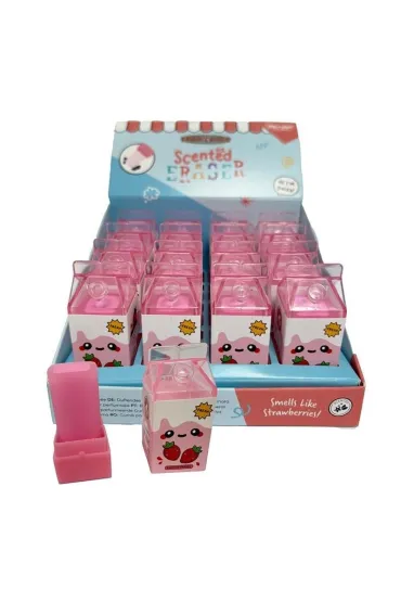 Puckator Gumka do �cierania Strawberry Milk Carton