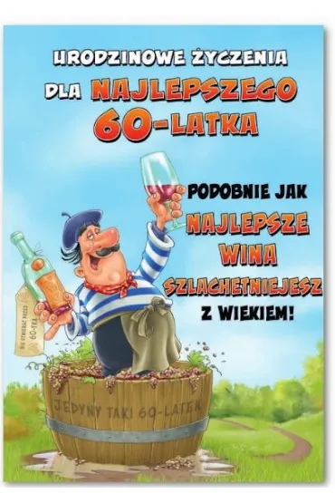 Trend Kartka okoliczno�ciowa Urodziny 60 MF22