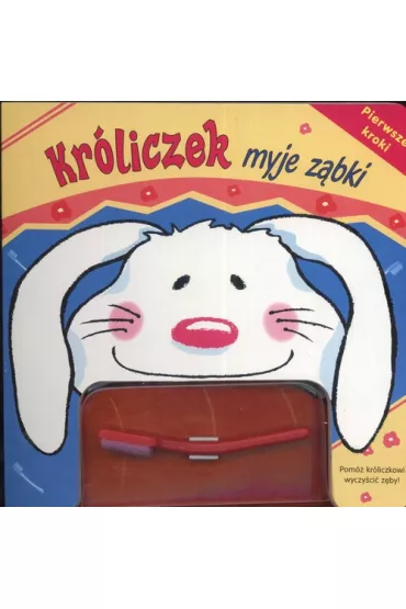 Kr�liczek myje z�bki