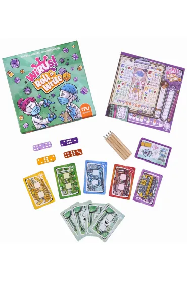 Wirus! Roll&Write Muduko