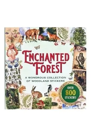 Ksi��ka z naklejkami 800 szt - Enchanted Forest
