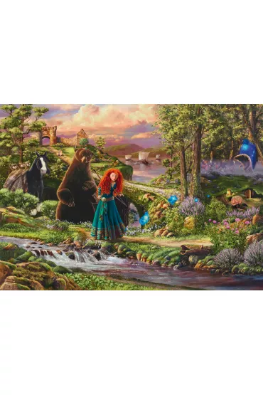 Puzzle 1000 el. PQ T.Kinkade Merida waleczna 112965 Schmidt - Thomas  Kinkade