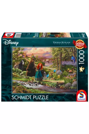 Puzzle 1000 el. PQ T.Kinkade Merida waleczna 112965 Schmidt - Thomas  Kinkade