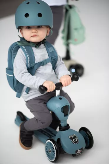 Highwaykick 1 2w1 Je�dzik i hulajnoga tr�jko�owa 1-5 lat Steel Scootandride