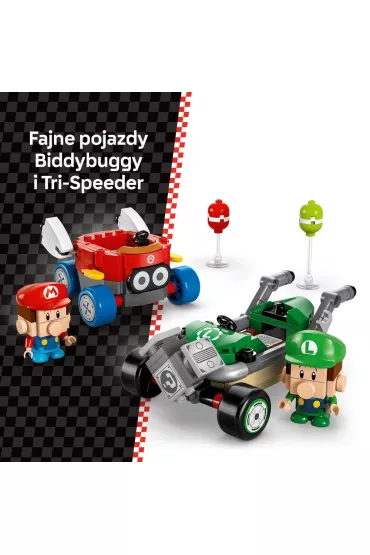 LEGO Super Mario Mario Kart™ – Baby Mario kontra Baby Luigi 72034