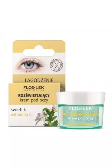 Floslek Roz�wietlaj�cy krem pod oczy ze �wietlikiem i witamin� C 15 ml
