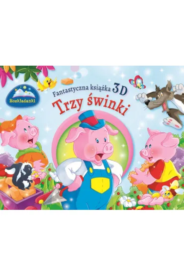 Fantastyczna ksi��ka 3D. Trzy �winki. Rozk�adanki - Gian Luca Oliveri ilustr