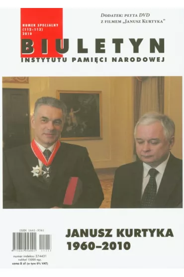 Biuletyn IPN 2010 Numer specjalny Janusz Kurtyka 1960-2010 z p�yt� DVD