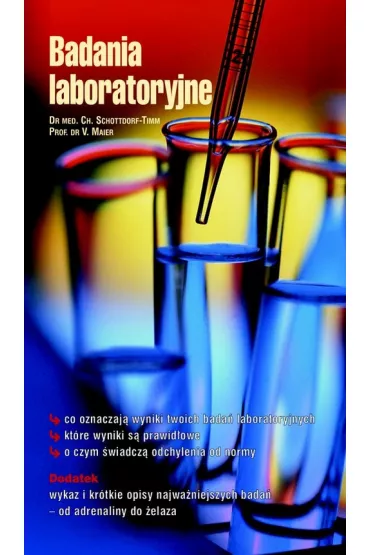 Badania laboratoryjne - Maier Volker, Christine Schottdorf-Timm