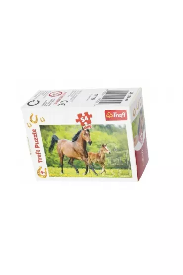 Puzzle mini 54 el. �wiat koni 2 Trefl