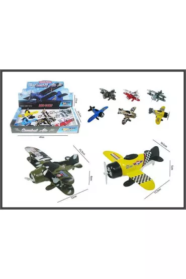 Samolot metalowy 12cm Fast Speed  HXAT37 Hipo