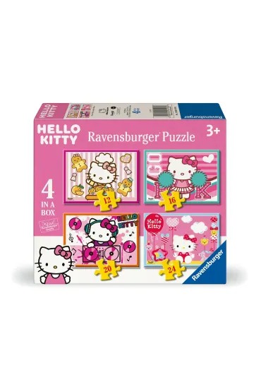 Puzzle dla dzieci 4w1 Hello Kitty 12+16+20+24 el. Ravensburger